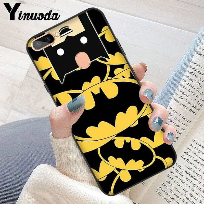 Мягкий силиконовый чехол для телефона Yinuoda Marvel Comics Batman из ТПУ OPPO R11 Plus R11S R17/R17 Neo R9 R9S