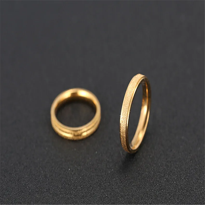 2017 Новый Модный Украшение из титановой стали кольцо Мужские 6 мм Серебряные