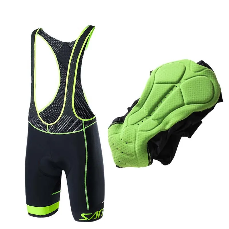 Santic мужские летние велосипедные шорты крутые max итальянская подушка S-3XL M7C05081 |