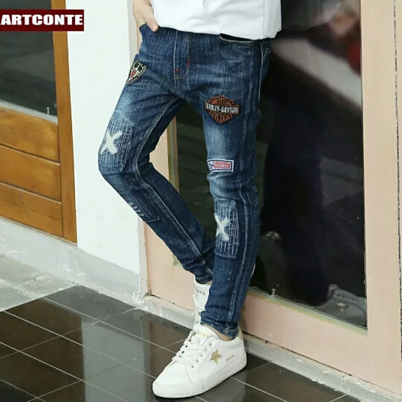 

Children clothes boy trousers Spring and fall jeans Casual pants