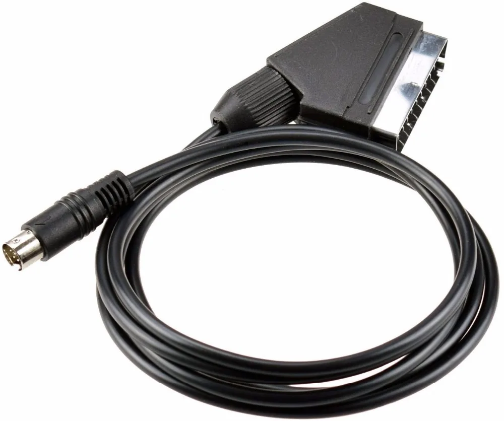 Соединитель для аудио и видео кабеля Genesis Megadrive 2 1 8 м/6 футов RGB Scart AV|Запасные части|
