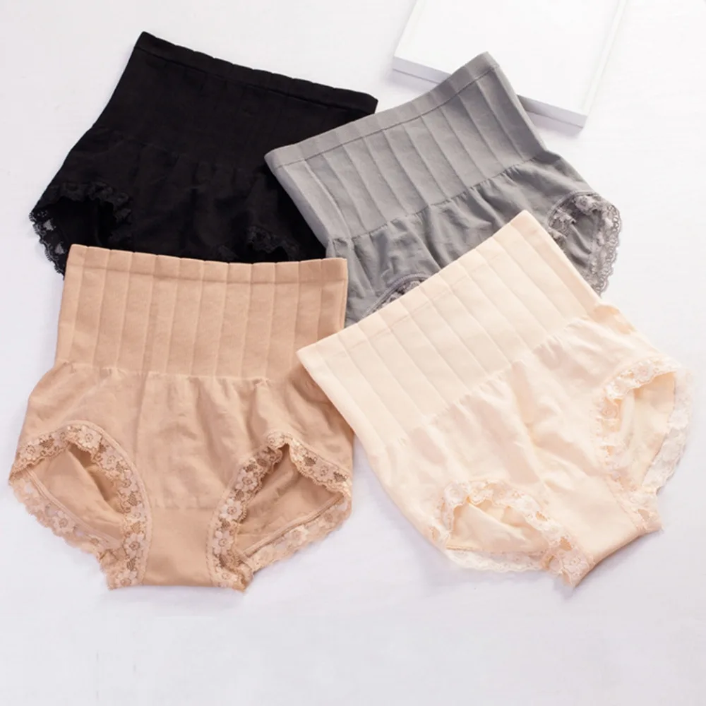 2016 настоящее нижнее белье с высокой талией из шерстяного хлопка натурального