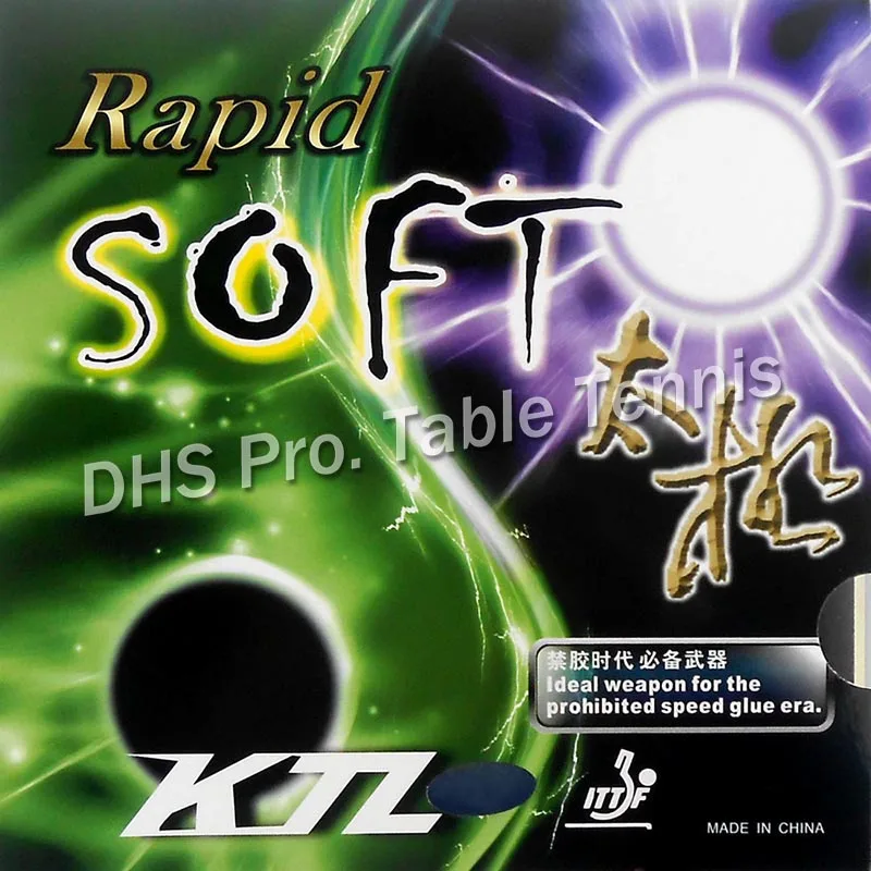 

KTL Rapid SOFT Pips-In Table Tennis Rubber with Sponge