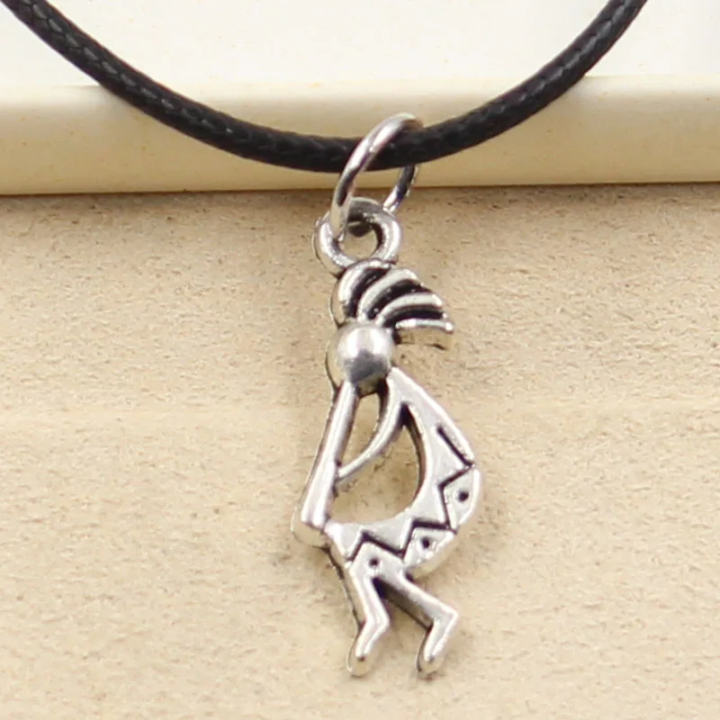 Новый модный Тибетский серебристый цвет колье с кулоном Native Kokopelli Очаровательное