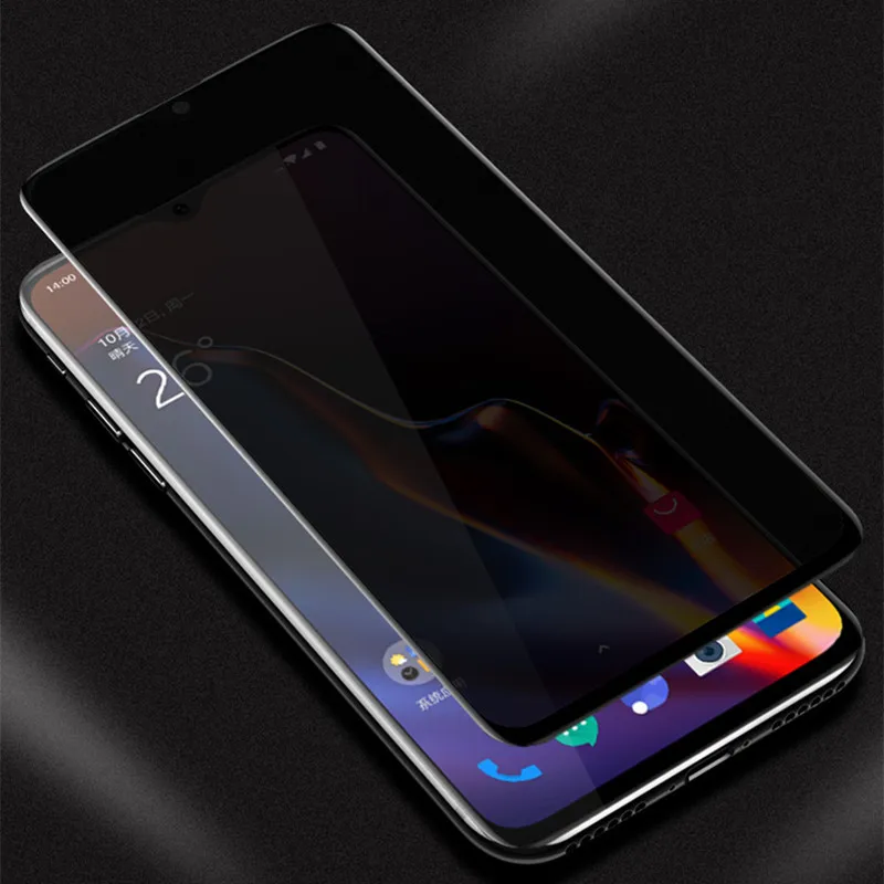 Для OnePlus 5 T/6/6 T Премиум Настоящее Закаленное Стекло конфиденциальности анти-shatter Экран Защитная крышка анти фильм