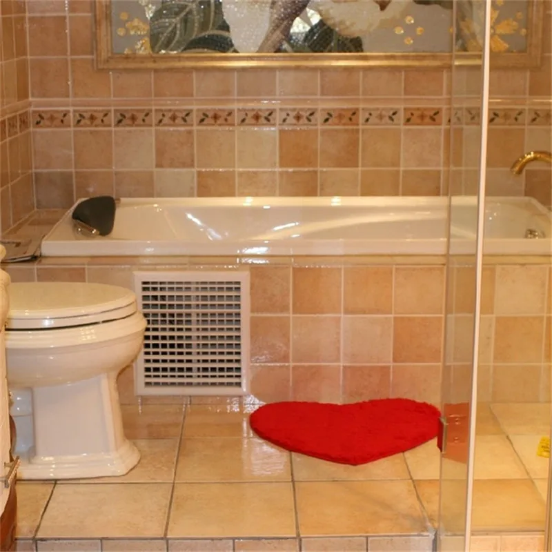 1 шт. новый коврик в форме сердца нескользящий Шелковый Шерстяной Ковер супер