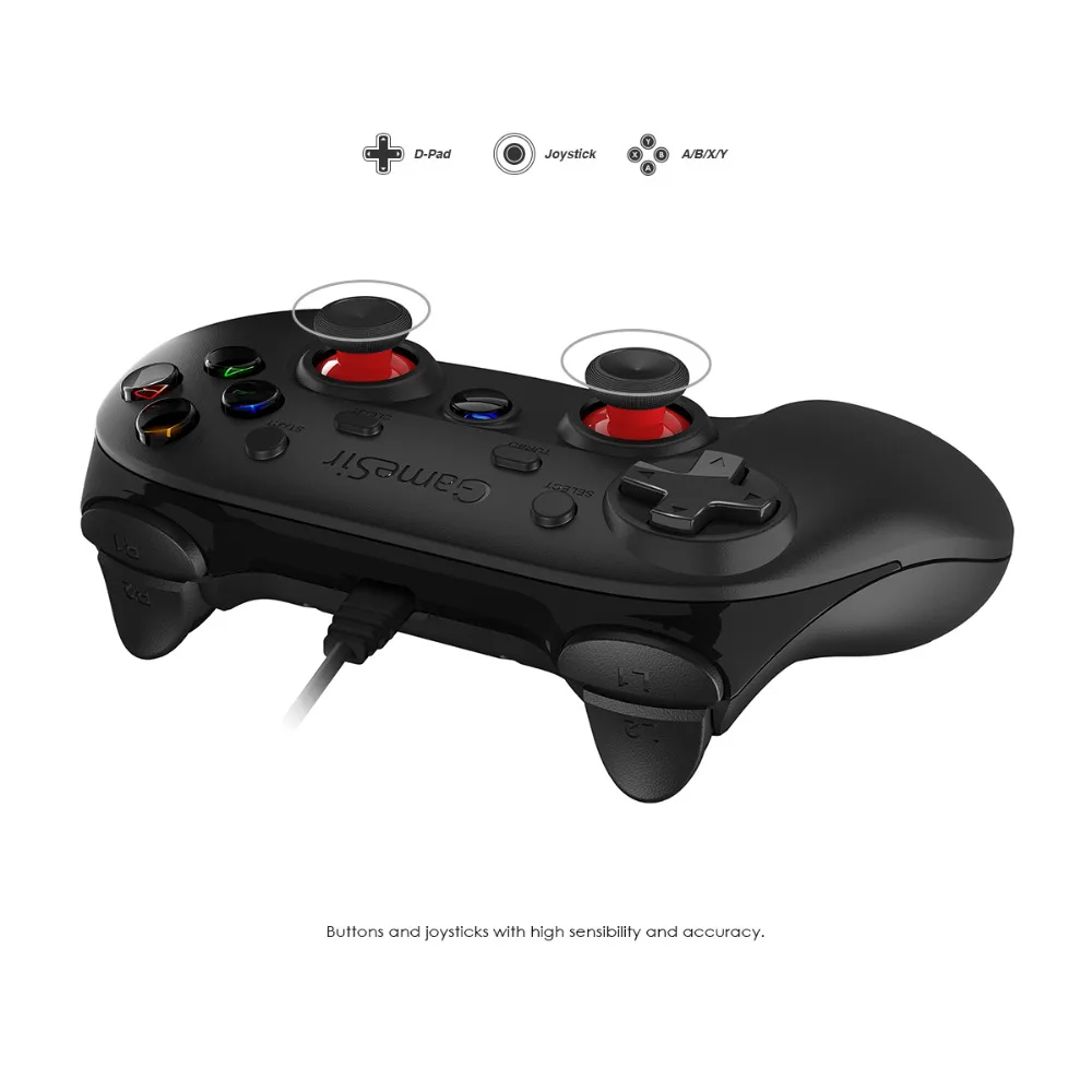 Gamesir G3w проводной игровой контроллер USB геймпад Joypad для Windows PC, без держателя телефона