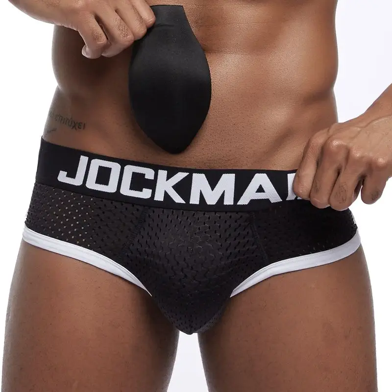 Сексуальное мужское нижнее белье JOCKMAIL мужские трусы с мягкой подкладкой