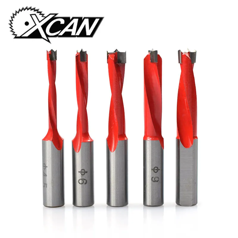 XCAN 1 шт. 4-10 мм Дерево Forstner сверло левое вращение фрезы сверление ряд сверла для сверла машины 2 Флейта Фрезы сверло