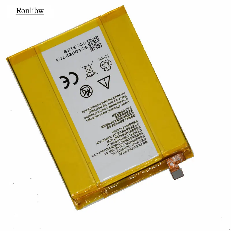 Ronlibw 3400 мА/ч, 13.1Wh Li3934T44P8h876744 батарея Запчасти для ZTE Grand X Z988 Max2 zmax Pro Z981