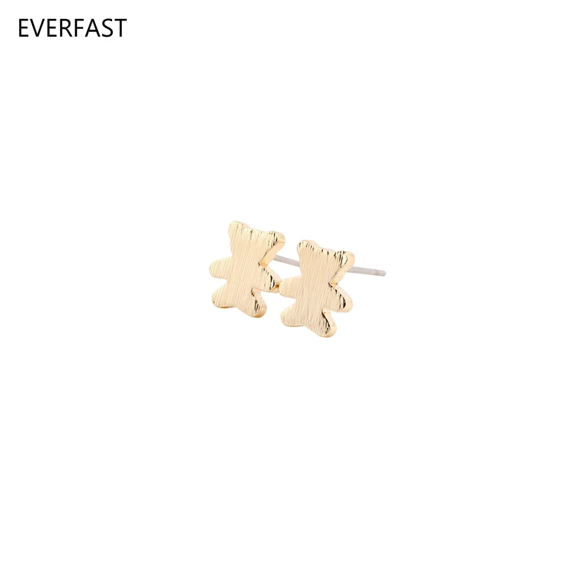 1 пара женские серьги гвоздики в виде мишки тедди|animal earrings|drop stud earringsstud earrings |