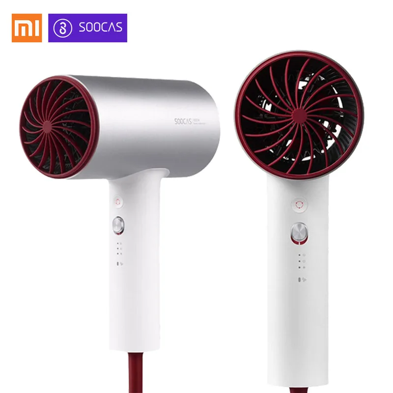 Xiaomi Soocare Soocas H3 Анион Фен для волос Евро вилка корпус из алюминиевого сплава 1800 Вт