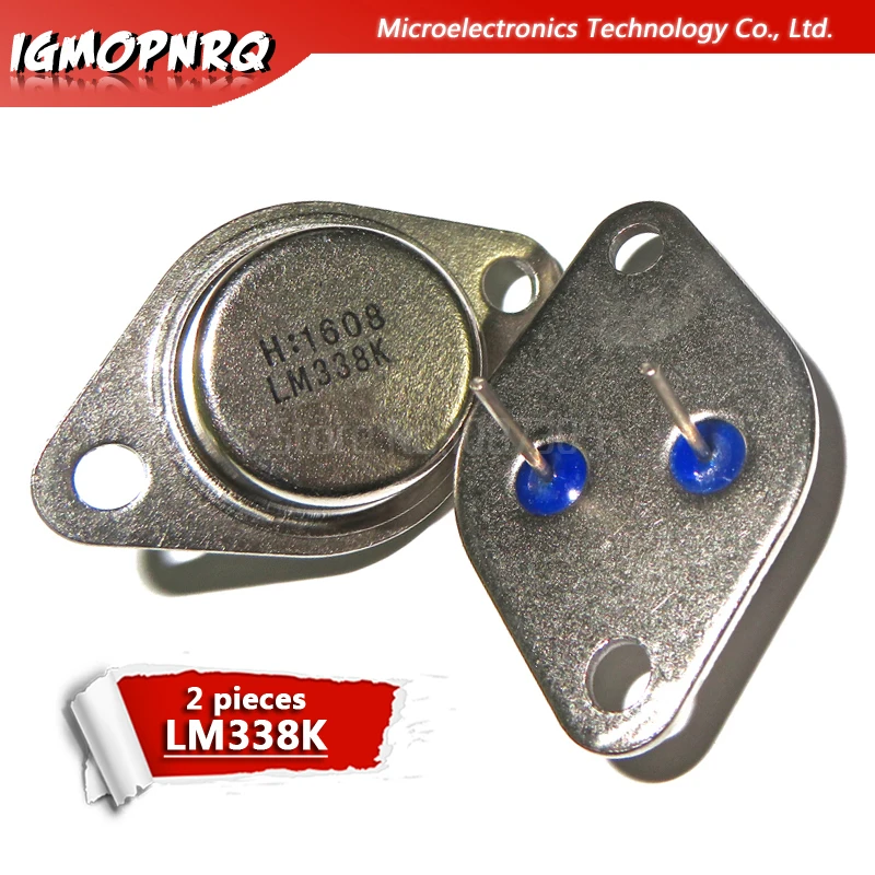 Новый оригинальный регулятор напряжения LM338K LM338 TO-3, 2 шт.