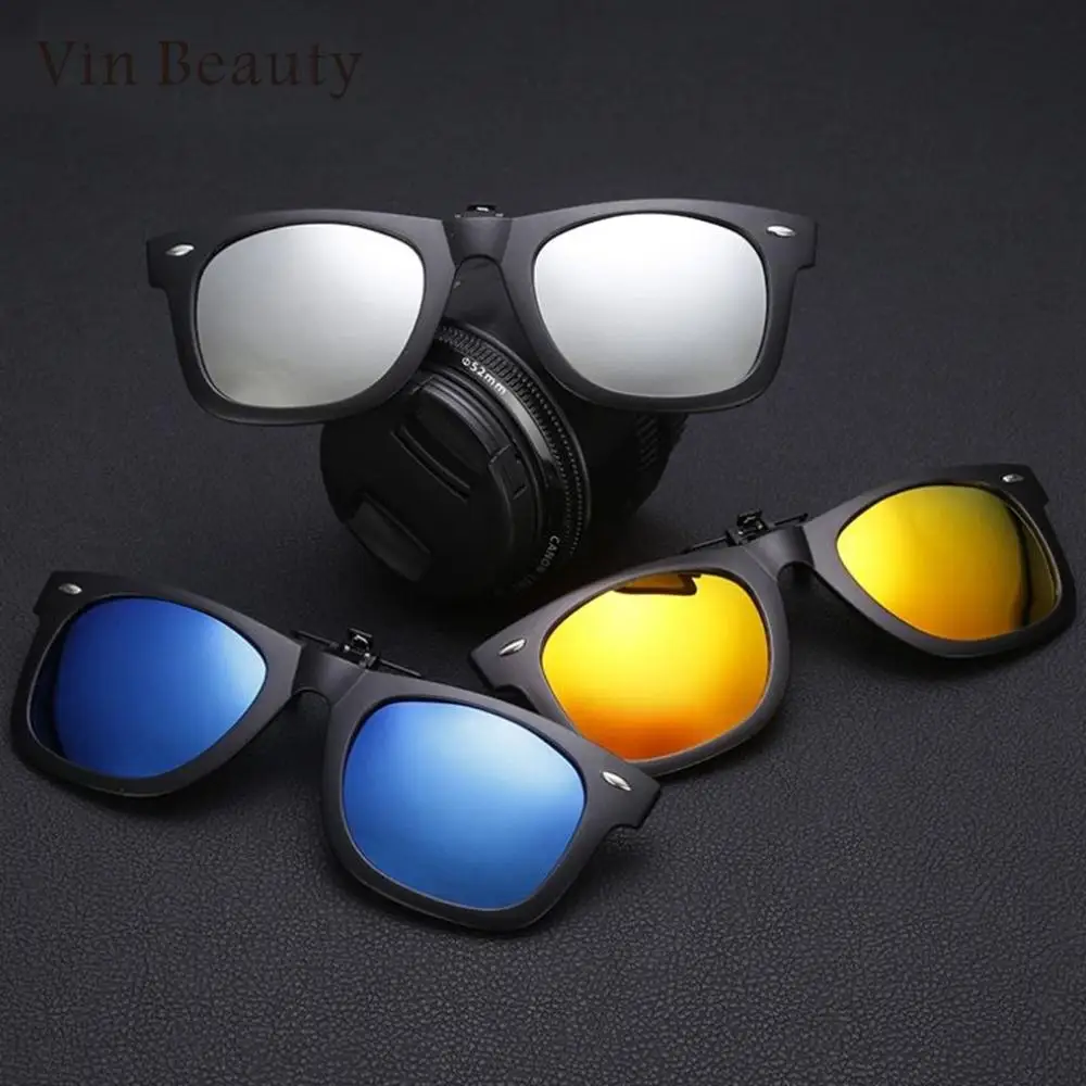 Поляризованные линзы клип объектива Clip-On Солнцезащитные очки практические