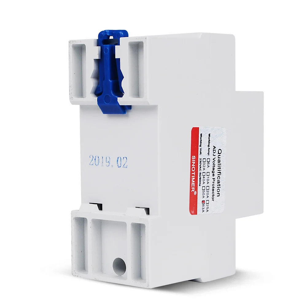 SVP 915 Напряжение реле 63a 230v din рейку регулируемый над и под защита от скачков