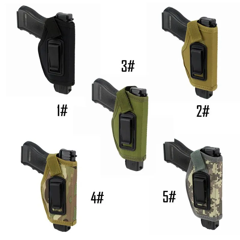 

Outdoor Hunting Bags Tactical Pistol Concealed Belt Holster for Right Left Hands Glock All Compact Subcompact Pistols 2018 new