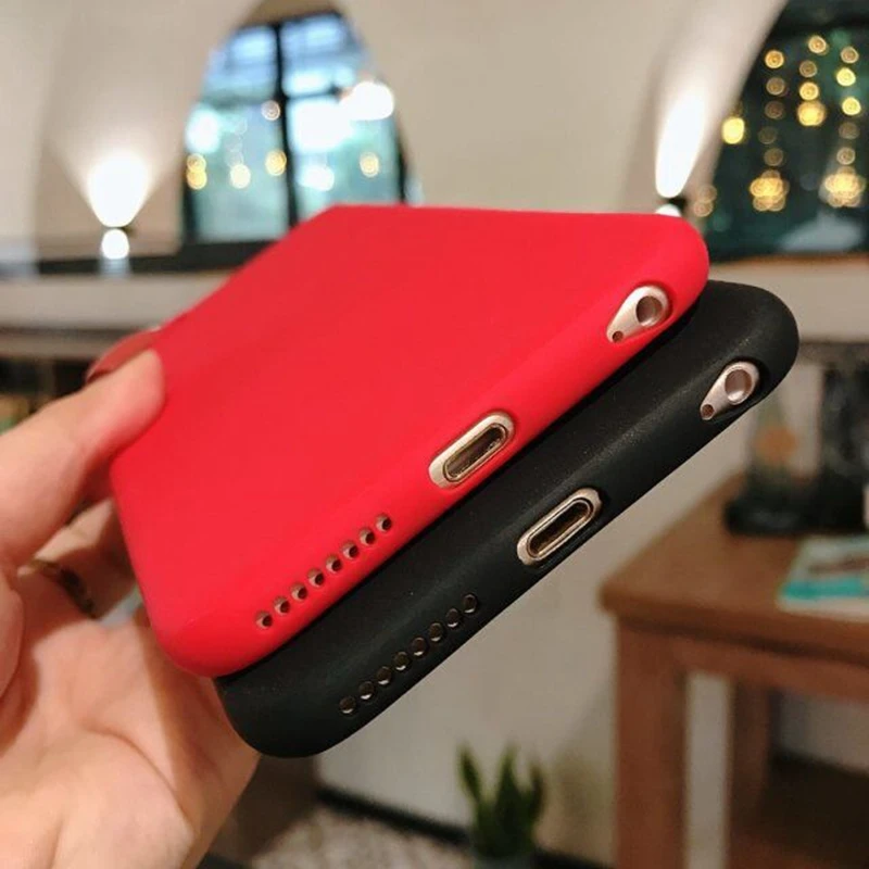 Мягкий матовый Силиконовый чехол для Iphone X 6 7 6S 8 Plus XS MAX XR|Бамперы| |