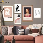 Ретро-стиль, европейский стиль, печать на холсте, постер, искусство, настенные картины для гостиной, винтажный персонаж, боди, Декор для дома