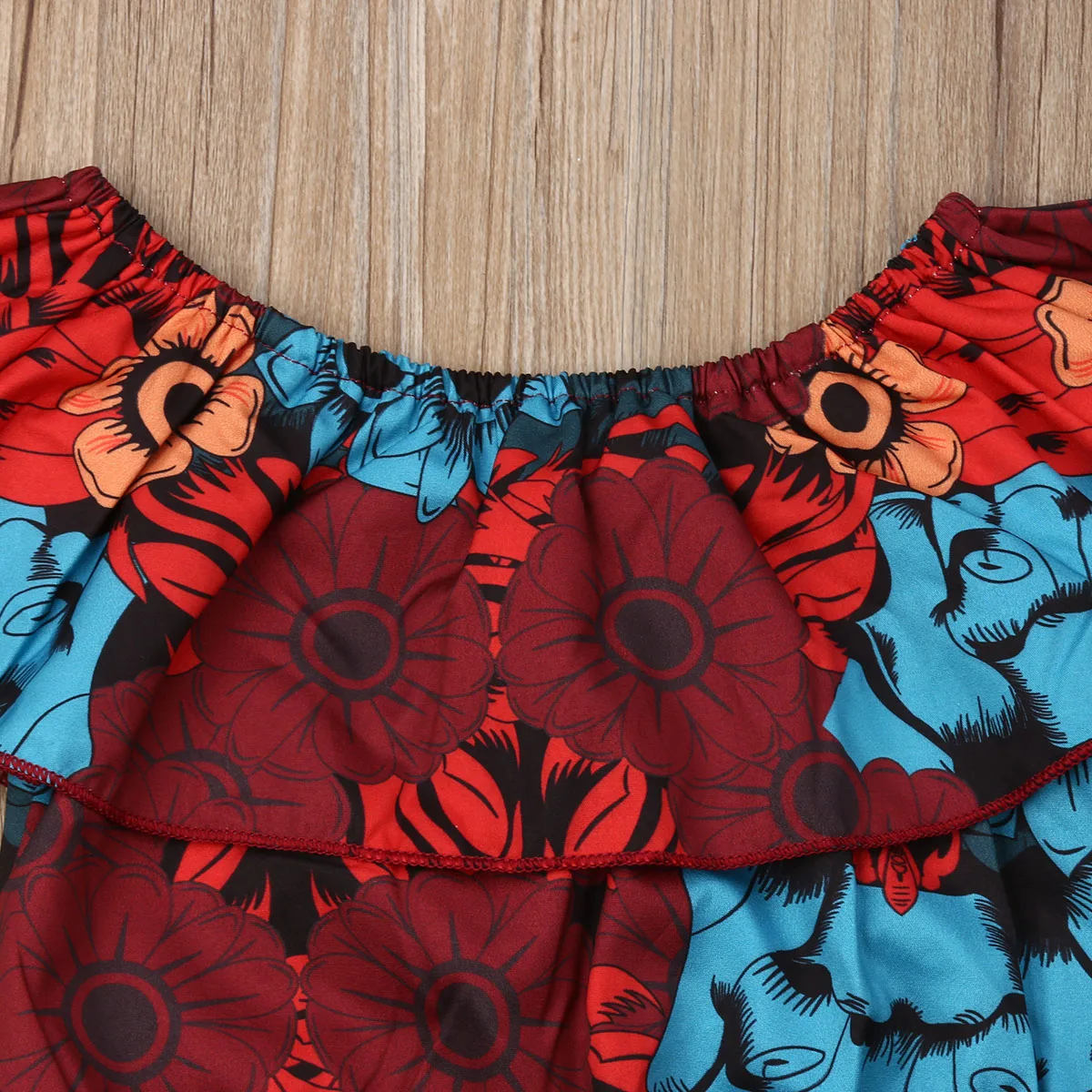 Комплект одежды из 2 предметов для новорожденных и маленьких девочек Красная