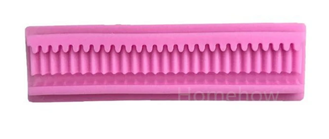 HOMEHOW 1 шт./лот длинная фотоволна помадка торт шоколад силиконовые формы 20*4 9*1 см