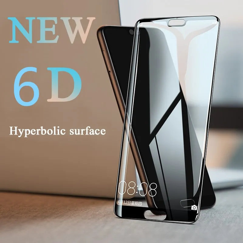6D полное покрытие закаленное Стекло для huawei P20 Pro Lite Экран протектор Защитная на P10