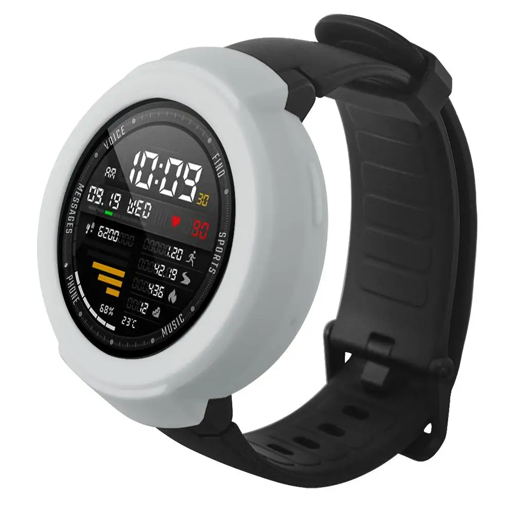 Bakeey защитный чехол для Amazfit Verge Смарт-часы Мягкие силиконовые красочные Взрывозащищенный протектор Аксессуары для часов