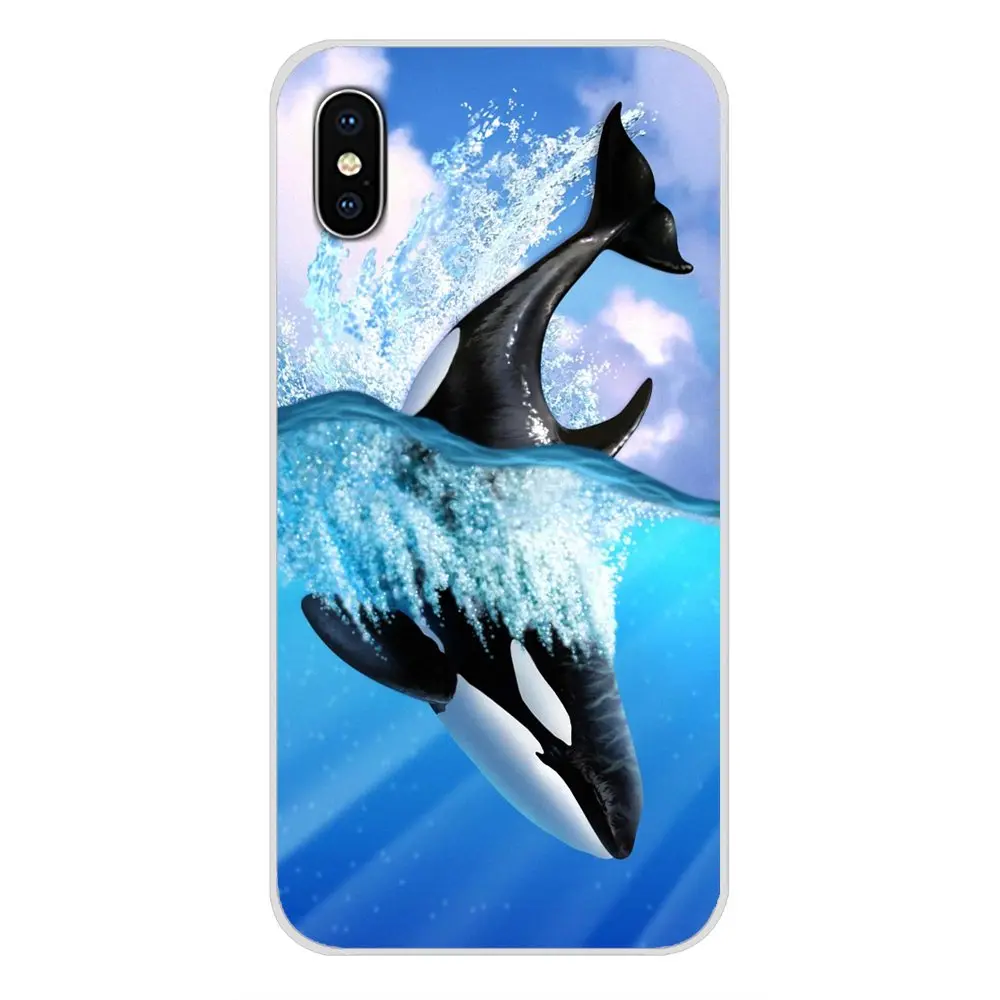 Чехол из ТПУ для Xiaomi Redmi Note 6A MI8 Pro S2 A2 Lite Se MIx 1 Max 2 3 Oneplus 6T Killer Whale Orca случайное
