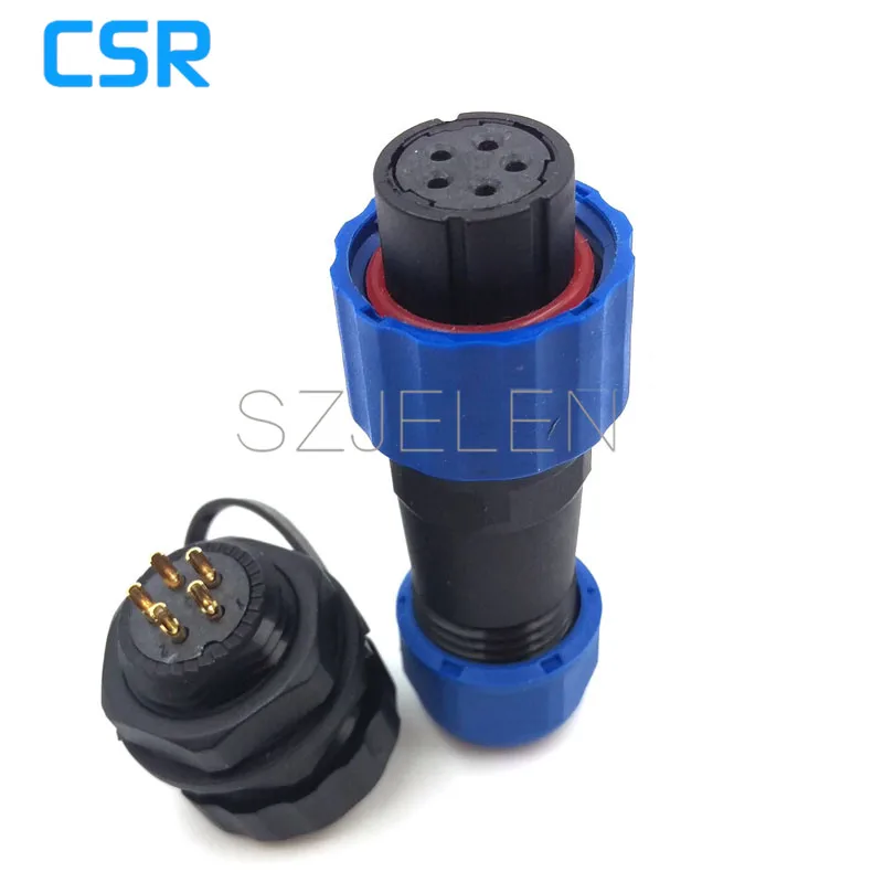 SD16 5-контактный наружный водонепроницаемый разъем штекеры и розетки размер