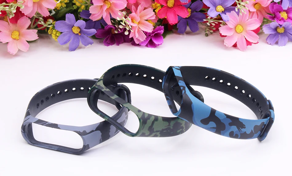 BOORUI, новинка, Miband, 3 ремешка, регулируемый, цветной, силиконовый, Miband, 3 аксессуары, сменный, спортивный, correa Mi3, ремешок на запястье
