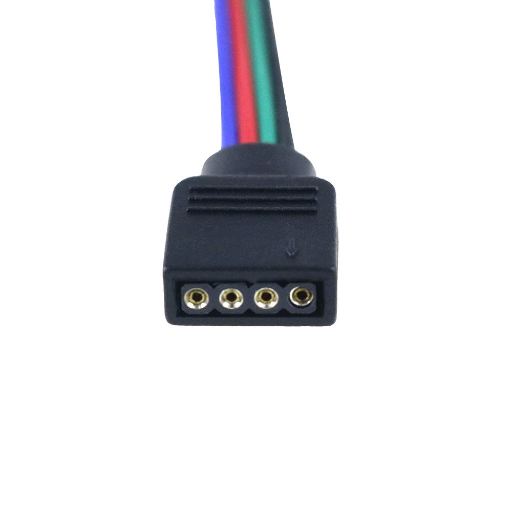 10 шт. светодиодный соединительный кабель 4pin разъем для 5050 3528 3014 SMD RGB полосы