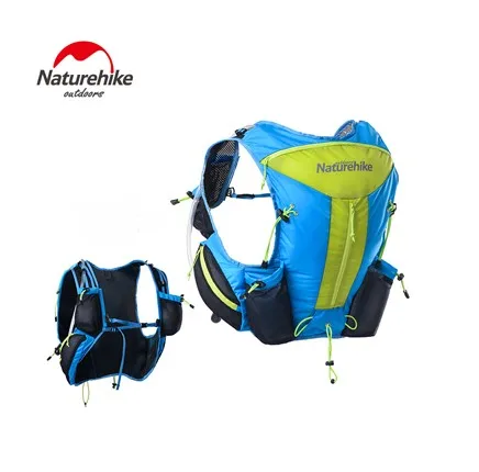 Синий цвет Naturehike Сумка для бега по пересеченной местности для пеших прогулок на открытом воздухе жилетка для езды Профессиональный марафонский рюкзак сумки для бега с весовым подшипником - Цвет: Синий цвет