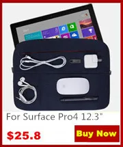 Креативный дизайн высококачественный планшет чехол для microsoft Surface Pro 4 12," премиум-класса из искусственной кожи чехол для Pro4 со стилус держателем