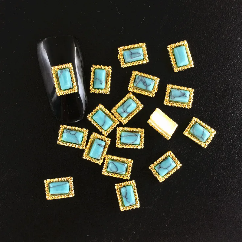 100 шт./пакет новинка 2017 японское 3D украшение для ногтей кавайный металлический