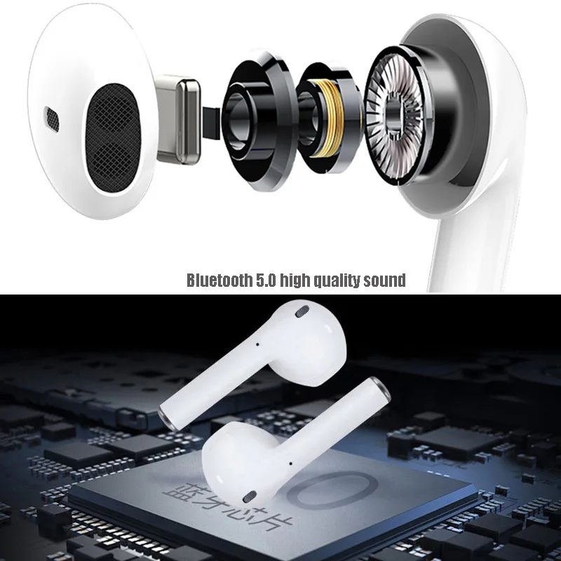 Беспроводные наушники MOUSEMI Bluetooth-наушники Hi-Fi для бега стереонаушники TWS i12