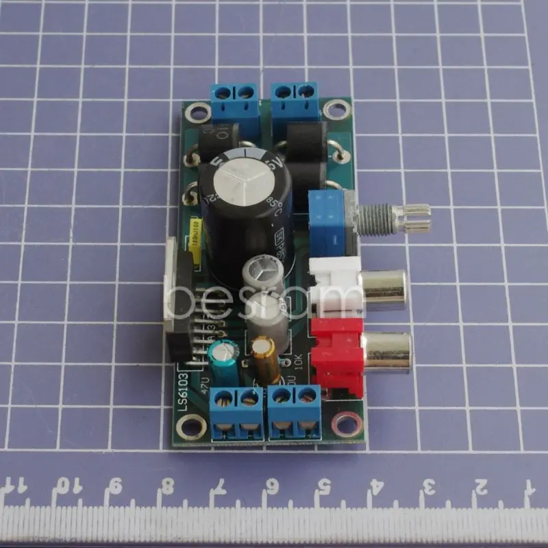 

TDA7377 single power amplifier board Dual-channel BTL circuit 12V 2x20W for car
