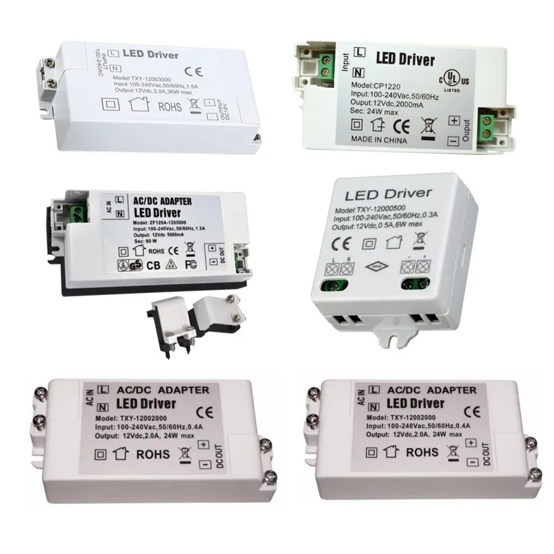 

resell dc 12v constant voltage 6w Lighting accessories Transformers led driver