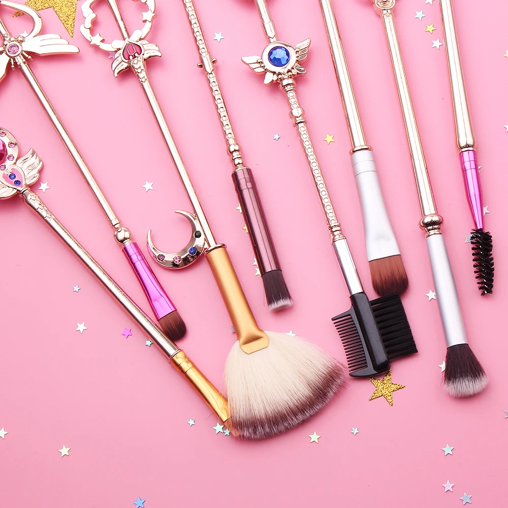 8 шт. Сейлор Мун Косплэй макияж кисть косметические инструменты для туалетных