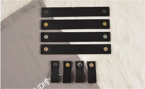 Nordic wardrobe cabinet door handle Soft Leather Door Handles For Cupboard Drawer Pull Knobs pu leer handle huishoudelijk
