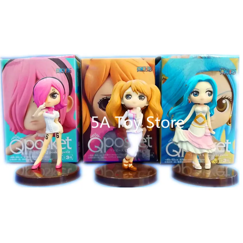 3 шт./лот Q Posket One Piece Petit Nefeltari Vivi Vinsmoke Reiju Charlotte Pudding PVC экшн фигурка Коллекционная