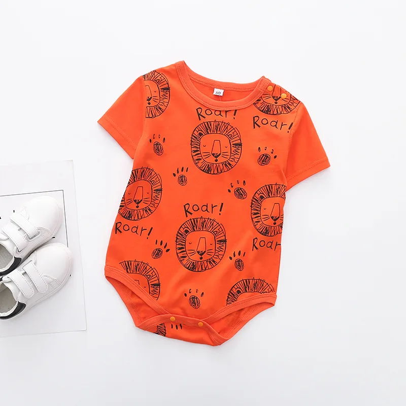 Baby Bodysuits Cotton Boy Clothes Infant Short Sleeve Jumpsuit Body for Babies Newborns Clothing DS9 | Детская одежда и обувь
