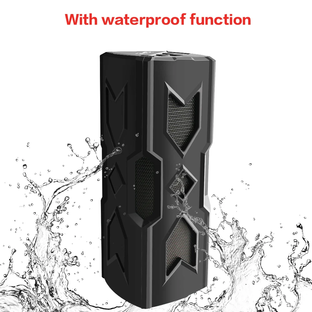 Беспроводные Bluetooth колонки водонепроницаемые портативные спортивные для