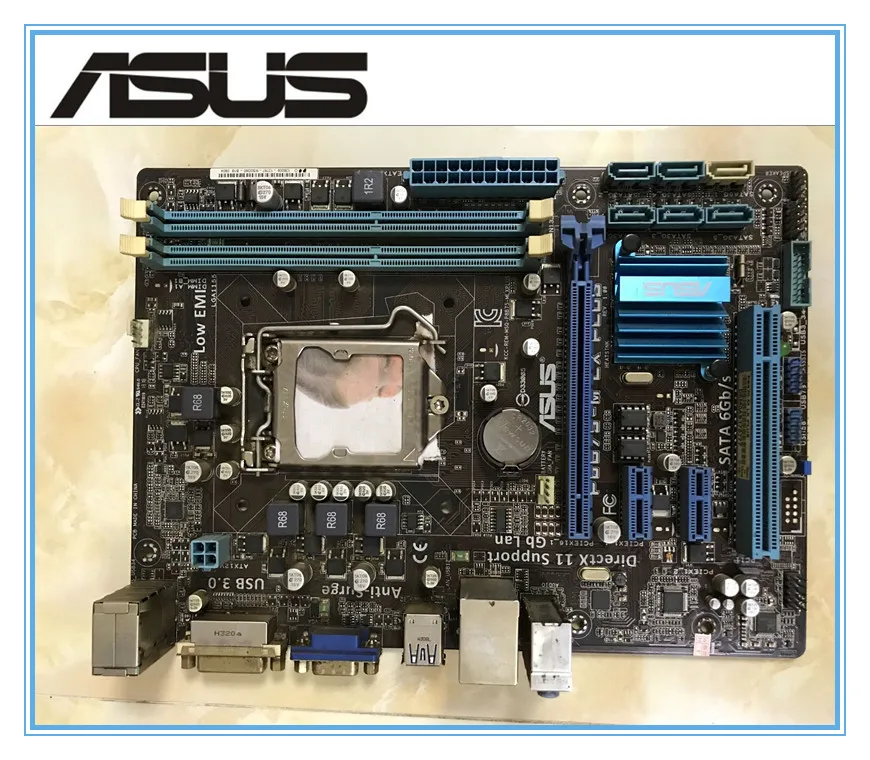 Материнская плата ASUS P8B75-M LX PLUS DDR3 LGA 1155 сплошной конденсатор B75 настольная материнская плата