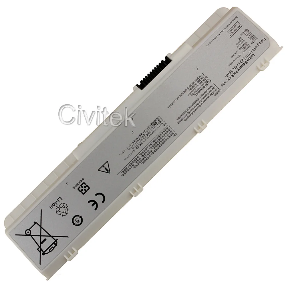 Новый аккумулятор для ноутбука asus N45 N45E N45S N45F N45J N55 N55E N55S N55F N75 N75S N75E|new laptop battery|laptop