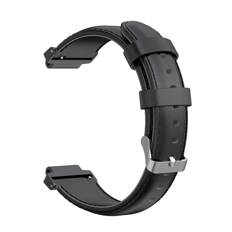 Ремешок из натуральной кожи для смарт часов Garmin Forerunner 220 230 235 620 735 735XT S20 S5