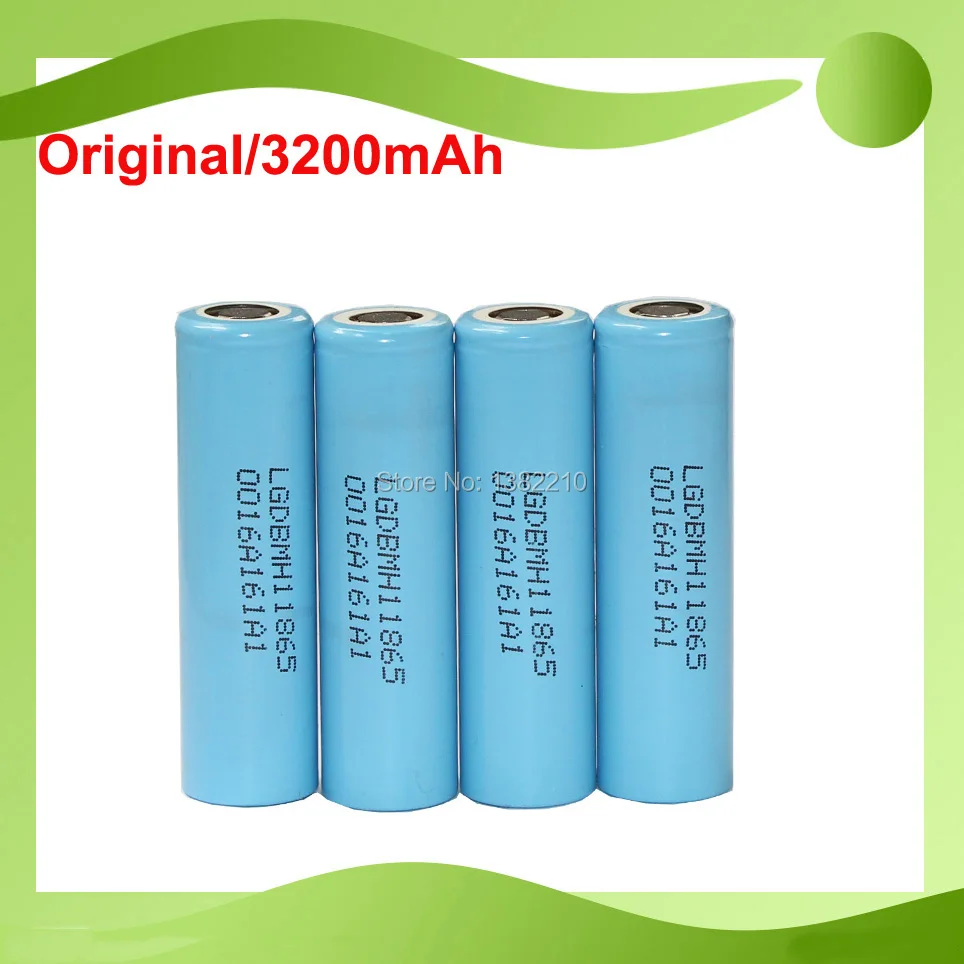 Бесплатная доставка! 10 шт./лот оригинальный 18650 3 7 V INR18650 MH1 3200mAh 10A разрядный