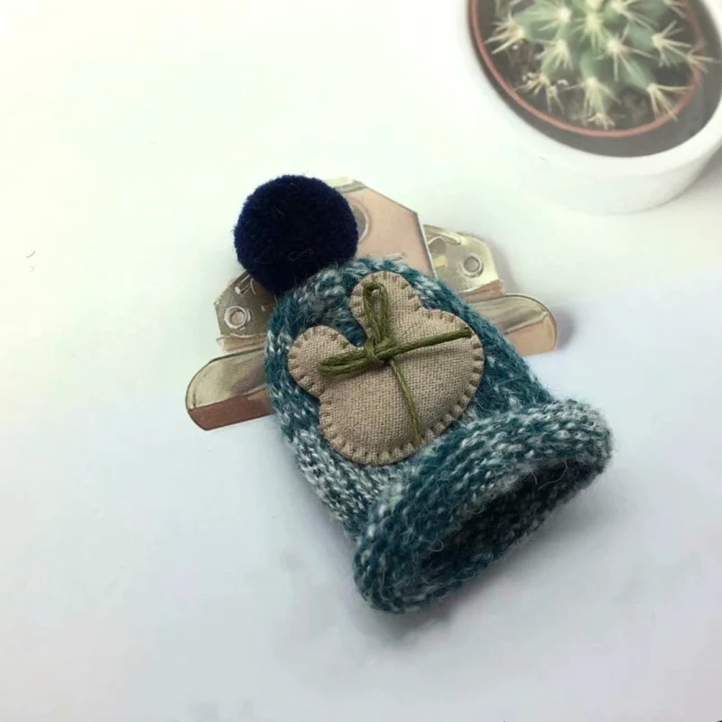 5 шт. мини-бант вязаная шляпа DIY кукла декоративные принадлежности чехол для телефона сумка одежда искусство ремесло материал детское украшения для волос