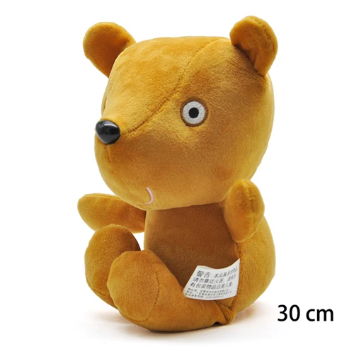30 cm Bear Свинка Пеппа Kawaii Плюшевые игрушки животных Свинка Пеппа Джордж чучела динозавр плюшевый медведь кукла День рождения Рождественский подарок игрушка для ребенка - Цвет: 30 cm Bear