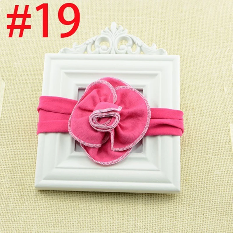 Naturalwell Baby Girl Cotton Flower Headwear Infant Floral Hairbands Hair Accessories Newborns Headbands 1pc HB254 | Детская одежда и