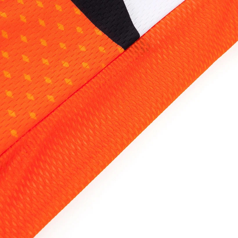 2022 Summer Orange Cycling Jersey Set MTB Bicycle Clothing Bike Clothes Top Wear ropa ciclismo Mens Short Maillot Culotte Suit | Спорт и