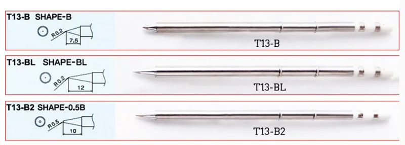 Gudhep T13 Сменные ПАЯЛЬНЫЕ НАКОНЕЧНИКИ T13-BC2 B K I JL02 сварочные наконечники